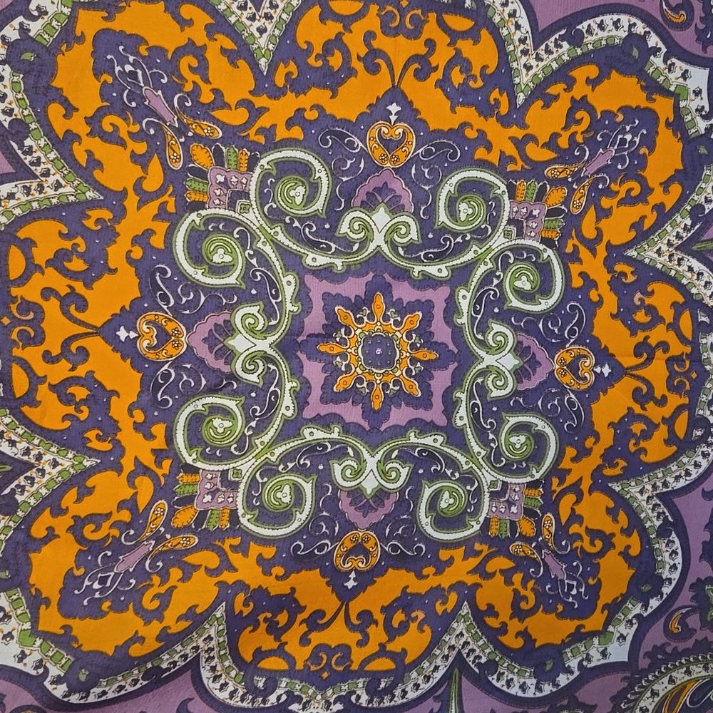 Huge Purple Mandala Scarf